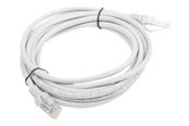 Nettverkskabel - Lanberg patch cable - 3 m - grey RAL 7035 - Grå - 3m - PCU6-10CC-0300-S