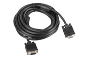 Skjermkabel - Lanberg - VGA cable - HD-15 (VGA) to HD-15 (VGA) - 5 m - CA-VGAC-10CC-0050-B