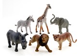 Figurer - Pocket Money Safari animals 6 pcs - 71210