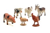 Figurer - Pocket Money Farm animals 6 pcs - 71220