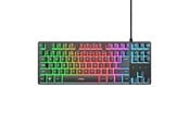 Tastatur - Trust GXT833 Thado TKL - Nordisk - Svart - 25893