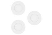 Smarthus - EGLO FUEVA-Z INNEBYGD. SETT Ø85 CCT/RGB 3X390LM 2700-6500K IP44 HVIT - 31911