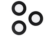 Smarthus - EGLO FUEVA-Z INNEBYGD. SETT Ø85 CCT/RGB 3X390LM 2700-6500K IP44 SVART - 31912