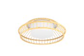Smarthus - EGLO YUKU-Z TAKLAMPE Ø460 RGBTW HVIT/BAMBUS NATUR - 900841