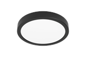 Smarthus - EGLO FUEVA 6-Z PLAFOND Ø210 RGB/CCT 11.2W 1400LM IP44 SVART - 901372