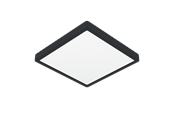 Smarthus - EGLO FUEVA 6-Z PLAFOND 290X290 RGB/CCT 13.5W 2000LM IP44 SVART - 901375