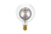LED-lyspære - EGLO LED-lyspære G125 2W 80LM 2000K DIM. SMOKE/CLEAR E27 - 110256