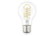 LED-lyspære - EGLO LED-lyspære A60 SPIRAL 7.3W 806LM 2700K KLAR E27 - 110306