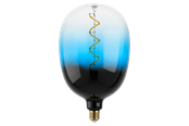LED-lyspære - EGLO LED-lyspære T180 DECO SPIRAL 4W 85LM 2000K DIM. BLÅ E27 - 12552