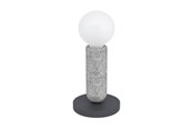 Lamper - EGLO GIACONECCHIA BORD ANTRASITT/TERRAZZO/SVART - 39835