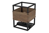 Lamper - EGLO EVESHAM BORD E27 SVART TRE - 43807