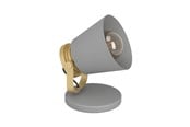 Lamper - EGLO TWICKEN BORD E27 GRÅ/GULL - 43841