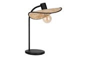 Lamper - EGLO MARYWELL BORD H465 E27 SVART/BAMBUS - 44046