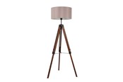 Lamper - EGLO LANTADA GULV SVART/TAUPE - 94326