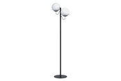 Lamper - EGLO SABALETE FLOOR E27 2L SVART/MATT HVIT - 98366
