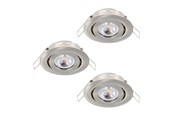 Lamper - EGLO SALICETO MINI-PUCK INNEBYGD. KIP Ø77 3X350LM 3000K FUKTIG. BS - 31927