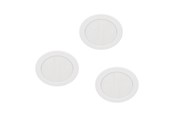 Lamper - EGLO ABIUL INNEBYGD. SETT Ø86 CCT 3X300LM SPJELD. IP44 HVIT - 31933