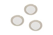 Lamper - EGLO ABIUL INNEBYGD. SETT Ø86 RGB/CCT 3X320LM DIMMPB. IP44 BS - 31935