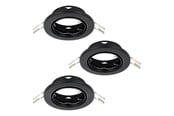 Lamper - EGLO AGULO 1 INNEBYGD. SETT Ø85 3XGU10 SVART - 75787