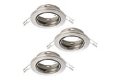 Lamper - EGLO AGULO 1 INNEBYGD. SETT Ø85 3XGU10 BS - 75789