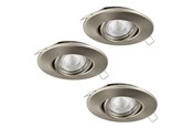 Lamper - EGLO PENETO 1 INNEBYGD. KIP 3X240LM Ø108 BS SETT - 95899