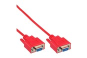 Parallell/seriell kabel - InLine - null modem cable - DB-9 to DB-9 - 3 m - 12224B