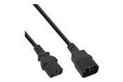 Strømkabel (ekstern) - InLine - power extension cable - power IEC 60320 C13 to power IEC 60320 C13 - 50 cm - 16605