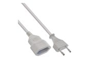 Strømkabel (ekstern) - InLine - power extension cable - Europlug to Europlug - 2 m - 16682W