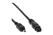 FireWire-/ThunderBolt-kabel - InLine - IEEE 1394 cable - FireWire 800 to 4 PIN FireWire - 1 m - 34901