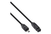 FireWire-/ThunderBolt-kabel - InLine - IEEE 1394 cable - FireWire 800 to 4 PIN FireWire - 1.8 m - 34902