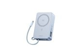 Nødlader - UGREEN MagFlow Qi2.2 25 W Magnetic Wireless Powerbank with Retractable Cable - 20000 mAh - 65959