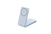 Mobil - Adaptere og ladere - UGREEN MagFlow Qi2.2 25 W 2-in-1 Magnetic Wireless Charger - Flat Pad - 55963