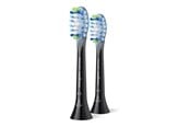 Elektrisk tannbørste - Philips Børstehoder Sonicare C3 Premium Plaque Defence HX9042 - replacement brushhead - black - HX9042/88