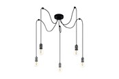 Lamper - EGLO COULSDON CLUSTER 3XE27 SVART/HVIT - 43314
