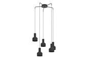 Lamper - EGLO CASIBARE CLUSTER 5XE27 Ø150 SVART - 99553