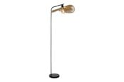 Lamper - EGLO SIRUELA FLOOR H1600 E27 SVART/NATUR FSC - 31966