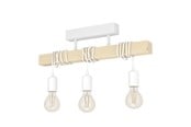 Lamper - EGLO TOWNSHEND 1 TAK 3L HVIT/TRE - 33166