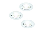Lamper - EGLO SALICETO INNEBYGD. SETT KIP Ø88 3X450LM 4000K DAMP. HVIT - 33391