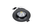 Lamper - EGLO SALICETO INNEBYGD. Ø88 450LM 4000K DIMMPB. SVART - 33996