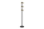 Lamper - EGLO CHIEVELEY FLOOR 3XE27 H1405 SVART/NATUR FSC - 43544