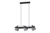 Lamper - EGLO HORNWOOD 2 LANGBORD 3L SVART/SVART TRANSP. FSC - 43606
