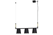 Lamper - EGLO LACEY LANGBORD 3XE27 L780 SVART/KREMFARGET FSC - 43612