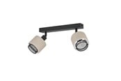 Lamper - EGLO ROSLEY SPOT RAIL L310 2XE14 SVART/LIN - 43657