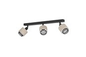 Lamper - EGLO ROSLEY SPOT RAIL L430 3XE14 SVART/LIN - 43658