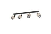 Lamper - EGLO ROSLEY SPOT RAIL L750 4XE14 SVART/LIN - 43659