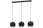 Lamper - EGLO BAZELY LANGBORD 3XE27 990 SVART/HVIT - 43669