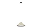 Lamper - EGLO OXPARK PENDEL Ø420 E27 BAMBUS LØVLYS - 43942