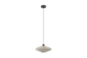 Lamper - EGLO MIDSUMER PENDEL Ø380 E27 SVART/KREMFARGET - 43999