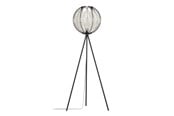 Lamper - EGLO WAVERTON FLOOR H1430 E27 SVART/TRE/HVIT - 44009