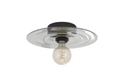 Lamper - EGLO LINTMILL TAK/VEGG Ø300 E27 SVART/LYSEGRÅ - 44028